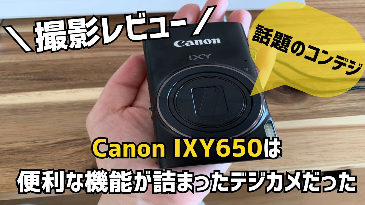 撮影レビュー！Canon IXY650は便利な機能が詰まったデジカメだった